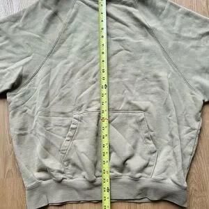 【FOG】Essentials Cutoff Sleeve Pullover Hoodie Fear of God FOG Essentials Cut off Short Sleeve Hoodie Mens